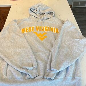 Gray West Virginia Hoodie